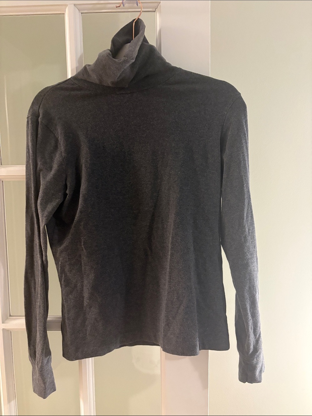 Eddie Bauer Charcoal Knit Turtleneck